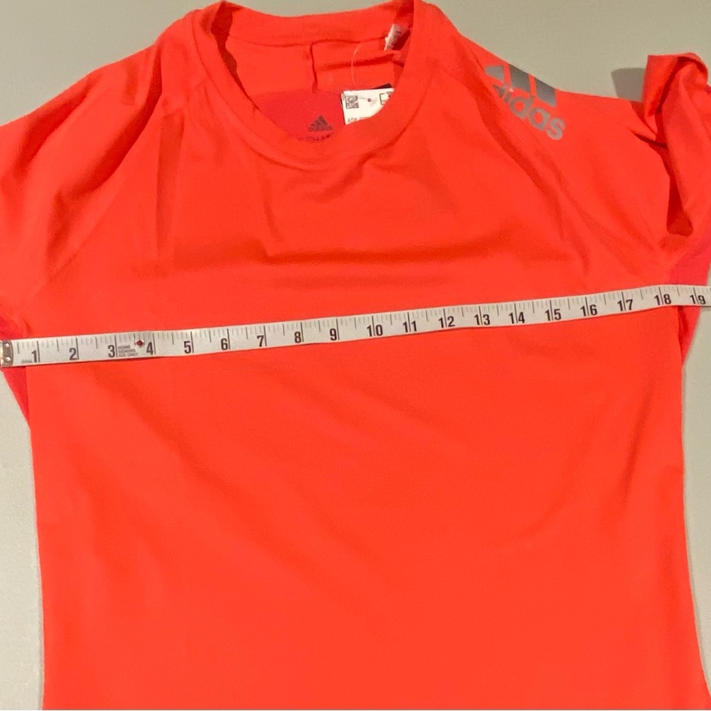 adidas Alphaskin Short-Sleeve Athletic Jersey, Ruby Red, size L, NWT - Picture 4 of 9